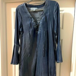 Womens boutique vintage denim dress size S